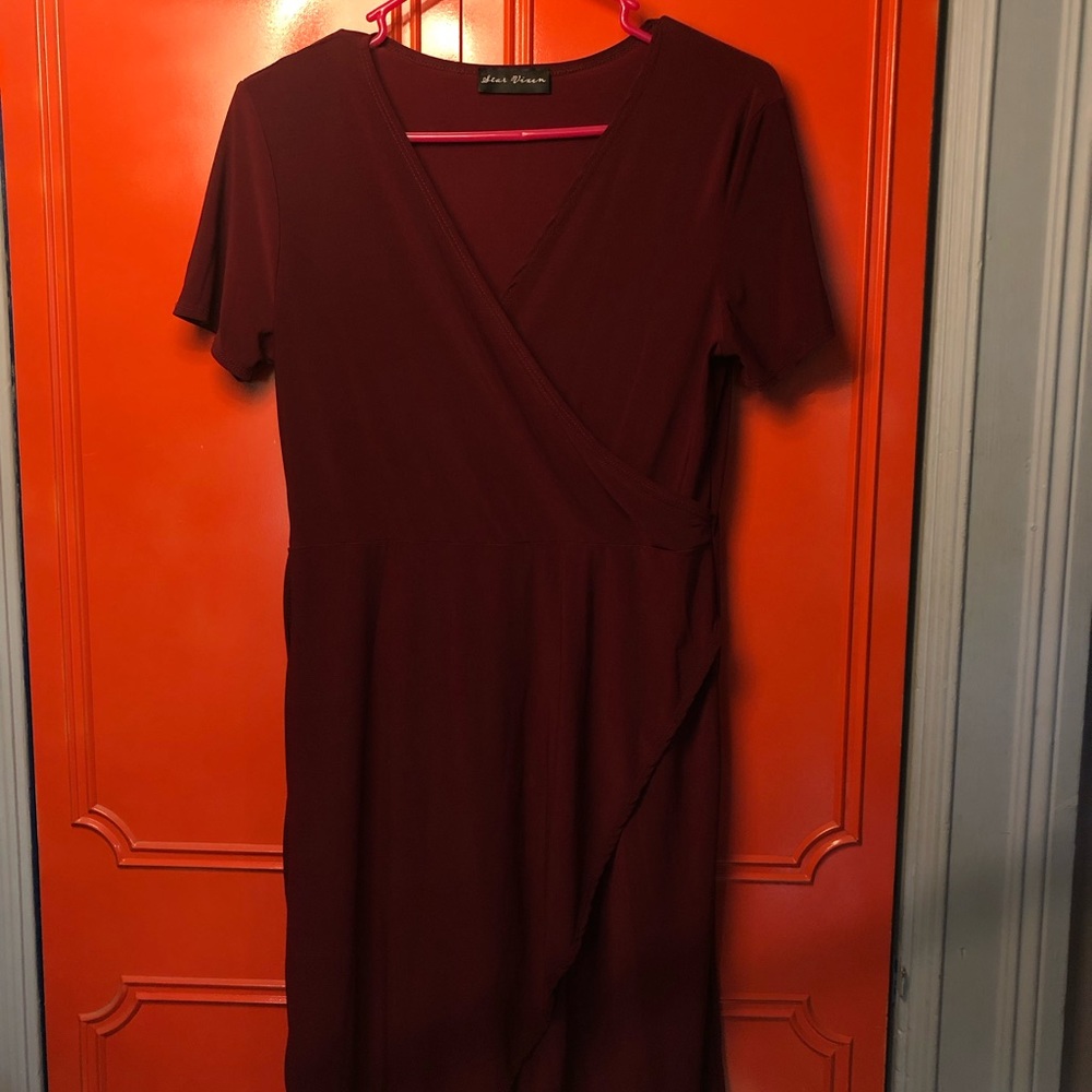 Star vixen faux-wrap ballerina dress